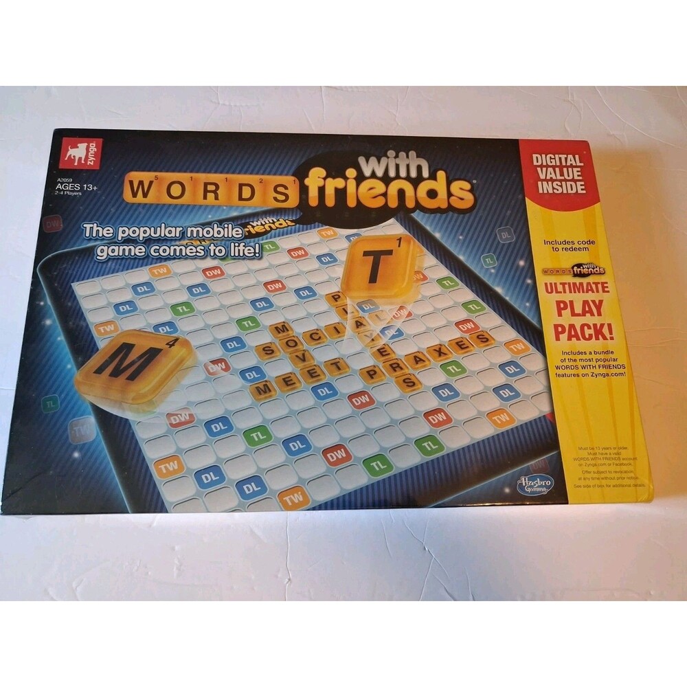 Words With Friends Board Game Brand New Sealed Family Game